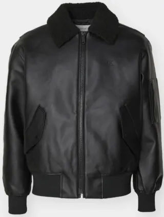 Chaqueta Bomber Aviador Cuero Calvin Klein Jeans