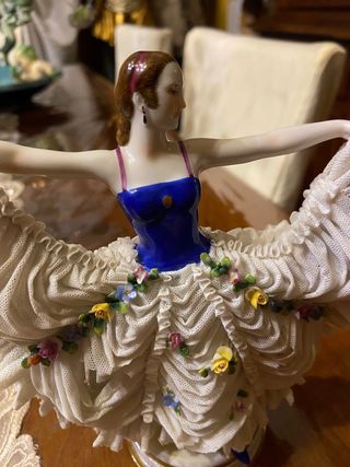 ballerina in porcellana wolkstedt/ muller