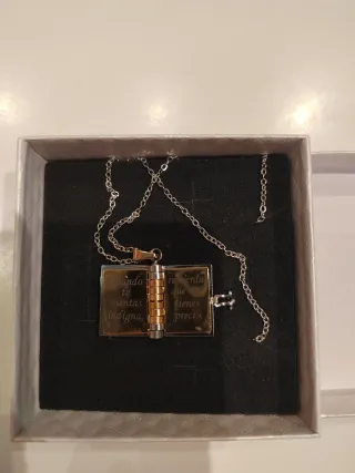 Colgante Plata y Oro 24k