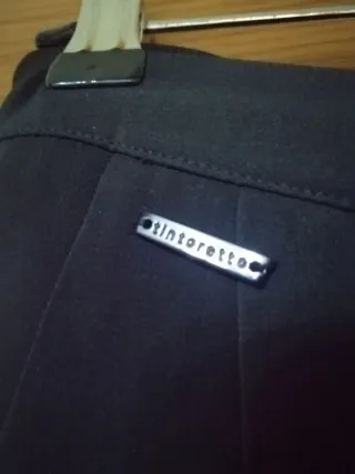 Conjunto Top Blanco y Pantalón Negro