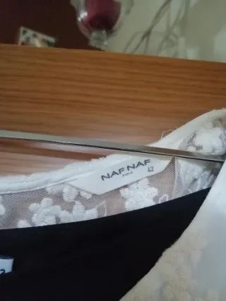 Conjunto Top Blanco y Pantalón Negro