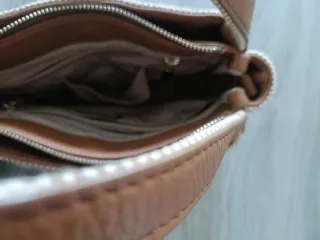 Bolso grande beige y marrón