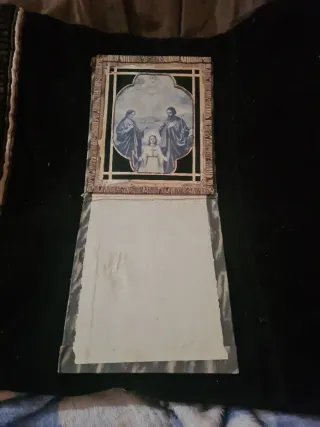 Cristal religioso Sagrada Familia