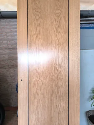 Puertas de madera roble claro 203x72x3cm