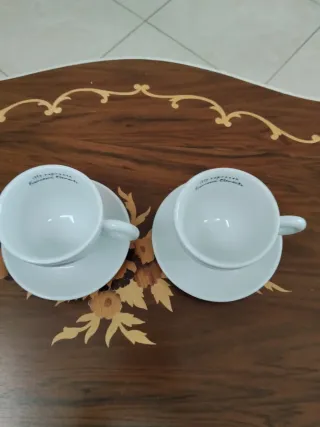 2 Tazze Cappuccino Illy Francesco Clemente