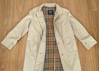 Gabardina Trench Burberrys Clasica Beige Tartan