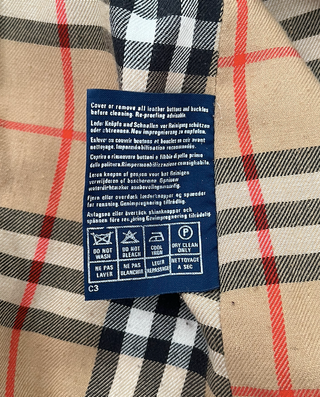 Gabardina Trench Burberrys Clasica Beige Tartan