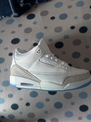 Air Jordan 3 Blanco Azul