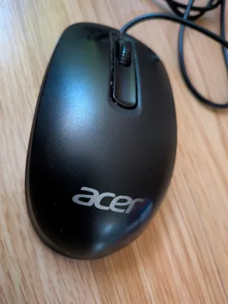 Ratón Óptico Acer Negro USB