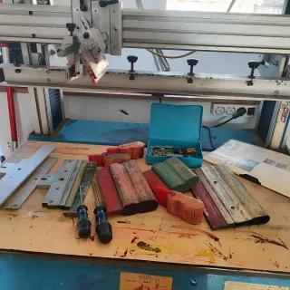 Máquina Serigrafía ROKU PRINT Semiautomática.