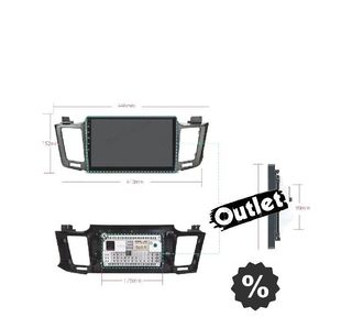 ZA RADIO GPS ANDROID 12 PARA TOYOTA RAV4 13-17 M010188L1