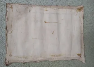 Cuadro Balinés Antiguo Tela