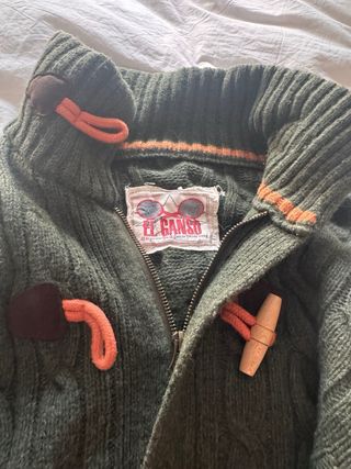 Jersey El Ganso Hombre Verde Naranja