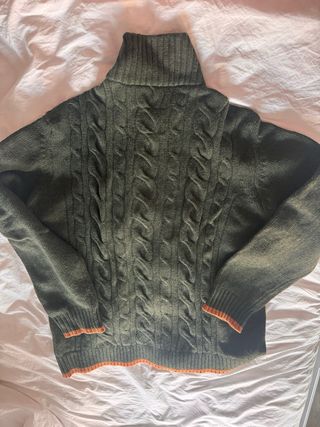 Jersey El Ganso Hombre Verde Naranja