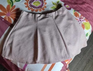 Falda Rosa con Cintura Elástica