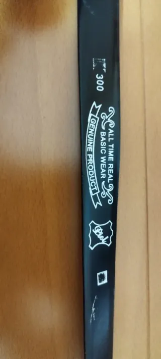 Cinturón de hombre negro