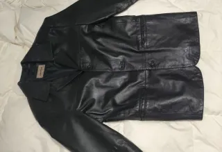 Chaqueta de cuero Selected Talla L