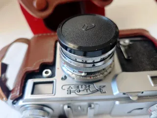 Cámara Kiev Contax Plata y Negra