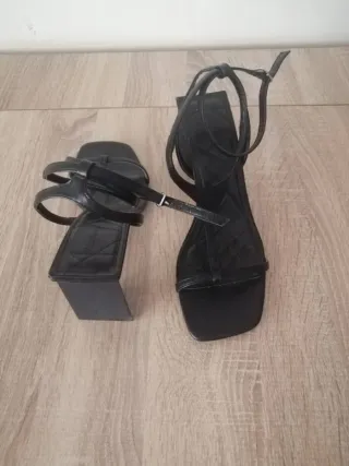 Sandalias Negras Mujer