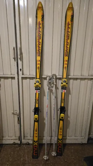 Esquís Rossignol Big Max 190cm + Bastones