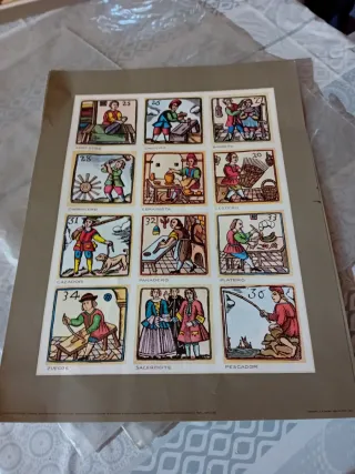 Antiguos carteles reproducción oficios