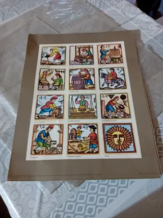 Antiguos carteles reproducción oficios