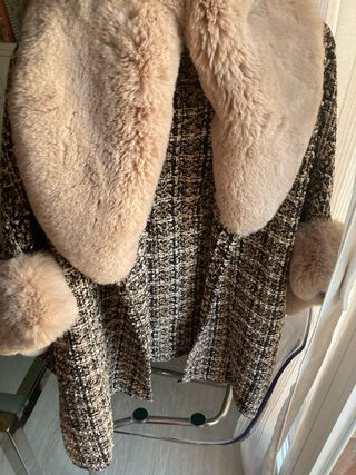 Capa mujer talla única con pelo muy suave