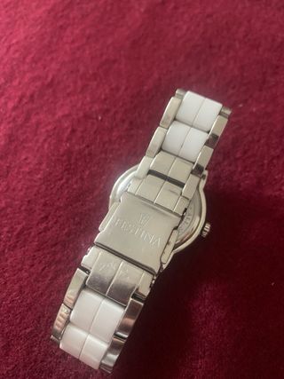 Reloj Festina F16531 Blanco y Plateado