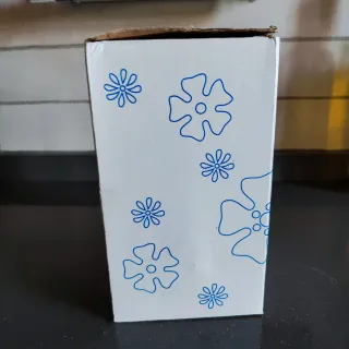 Vaso Ceramica Bianco con interno Verde