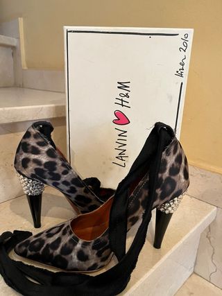 Zapatos Lanvin x H&M Animal Print Tacón