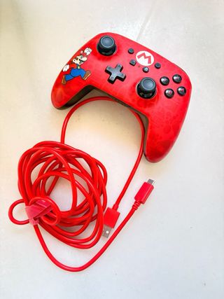 Mando Nintendo Switch Super Mario Rojo