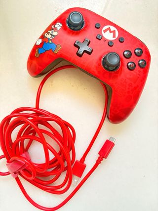 Mando Nintendo Switch Super Mario Rojo