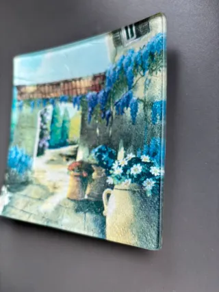 Plato joyero diseño jardín