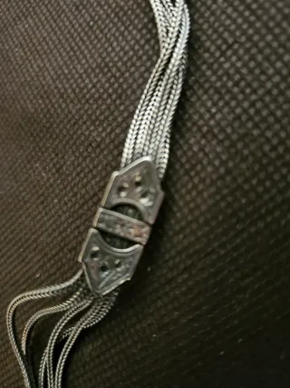 Pulsera Plata de Cadenas Griega