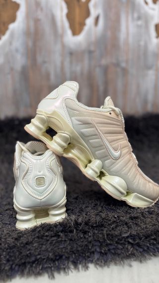 Nike Shox TL Beige/Blanco