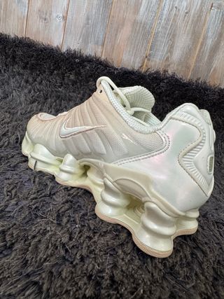 Nike Shox TL Beige/Blanco