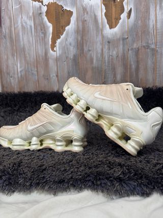Nike Shox TL Beige/Blanco