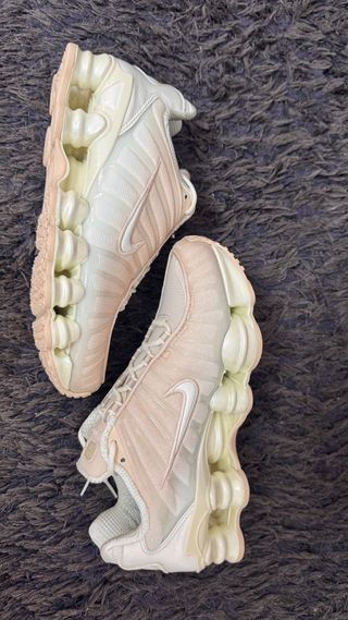 Nike Shox TL Beige/Blanco