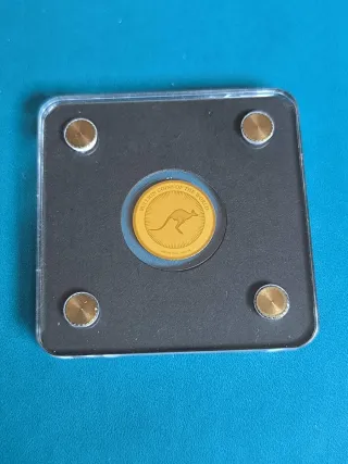Moneda Oro 24K Canguro