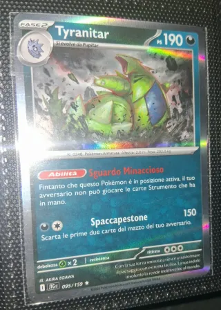 Lotto Pokémon Tyranitar, Pupitar e Larvitar