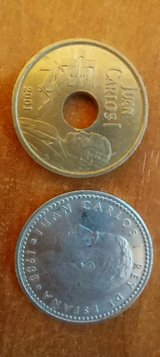 Lote de monedas antiguas pesetas