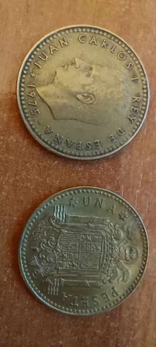 Lote de monedas antiguas pesetas