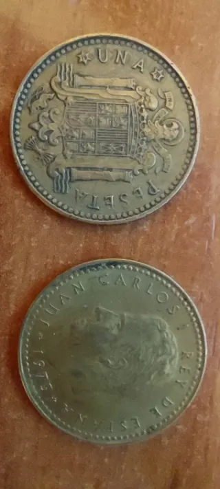 Lote de monedas antiguas pesetas