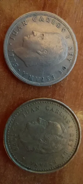 Lote de monedas antiguas pesetas