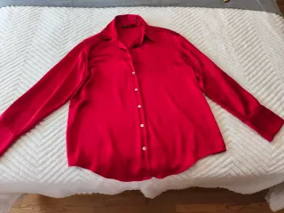 Camisa Zara Roja Talla S/M