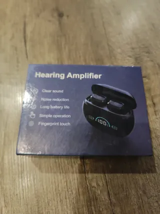 Audífonos Amplificadores de Sonido Negros