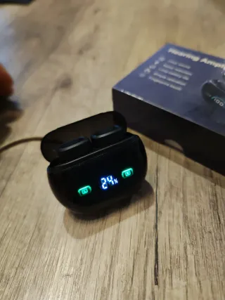 Audífonos Amplificadores de Sonido Negros