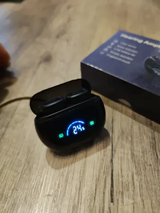 Audífonos Amplificadores de Sonido Negros