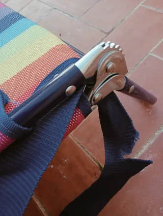 Hamaca Tumbona Silla Plegable Multicolor NUEVA