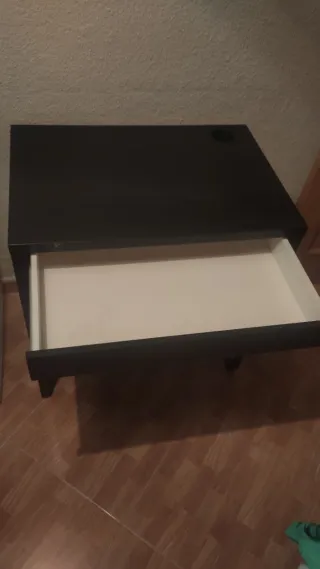 Escritorio Ikea Negro/Marrón